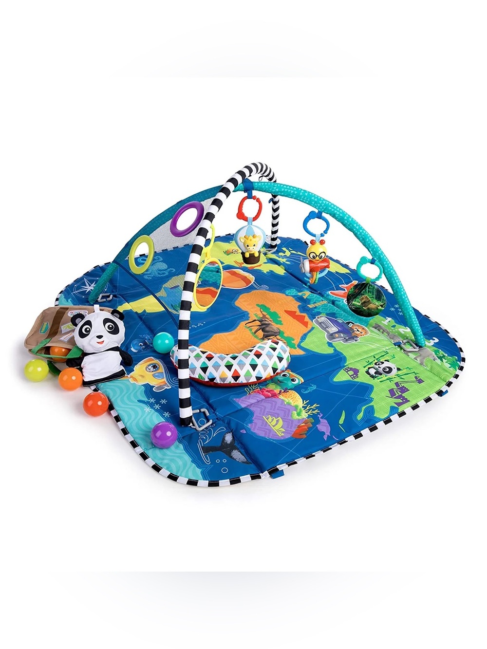 Baby Einstein around the world activity gym 5 in 1 play mat with accessories